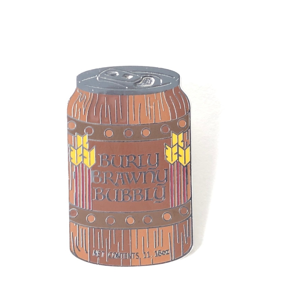Gaston Delicious Drinks Burly Brawny Bubbly Pin
